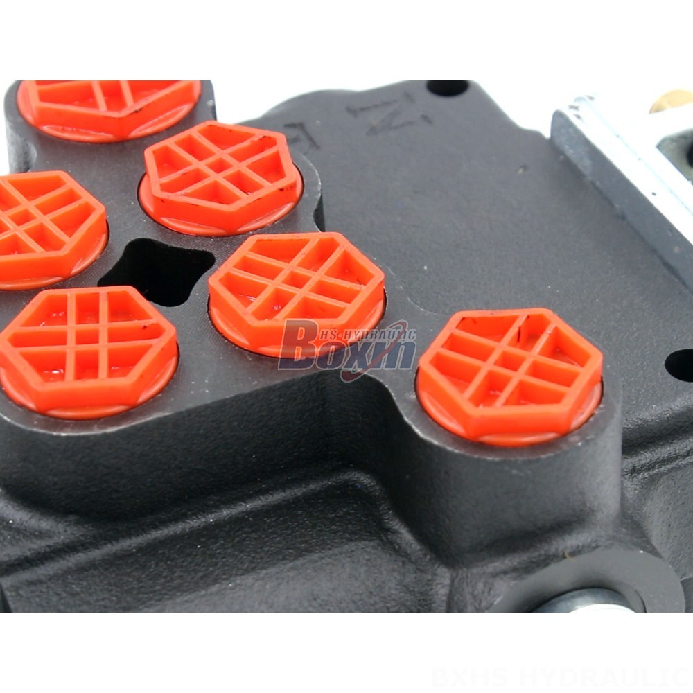 P80-G12-G34 Manual Joystick 2 Spool Monoblock Directional Valve Manufacturer detail image